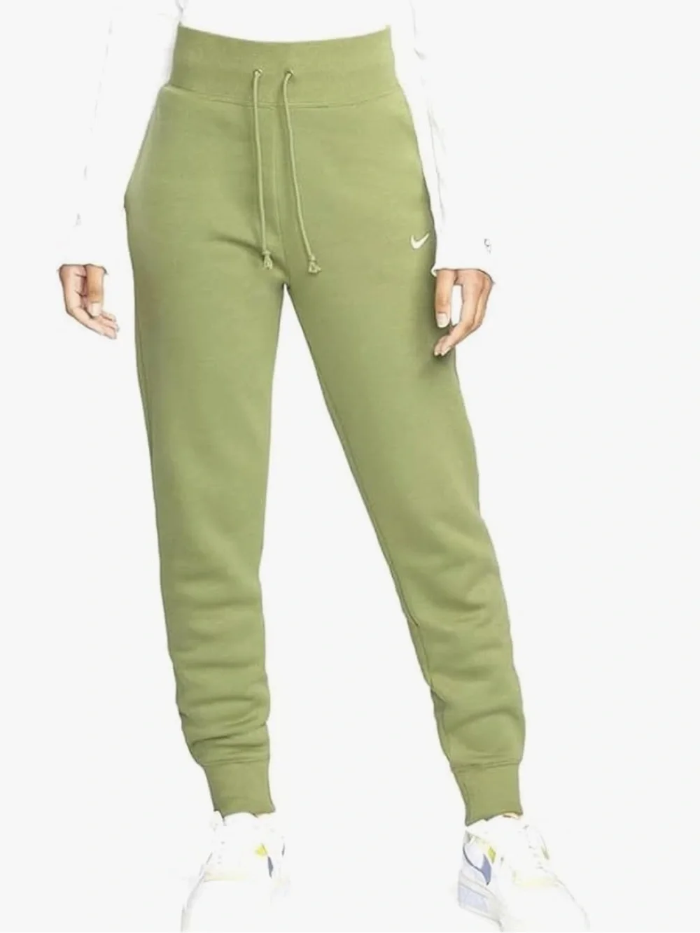 Nike‎ Women's Olive Green High-Waisted Joggers
